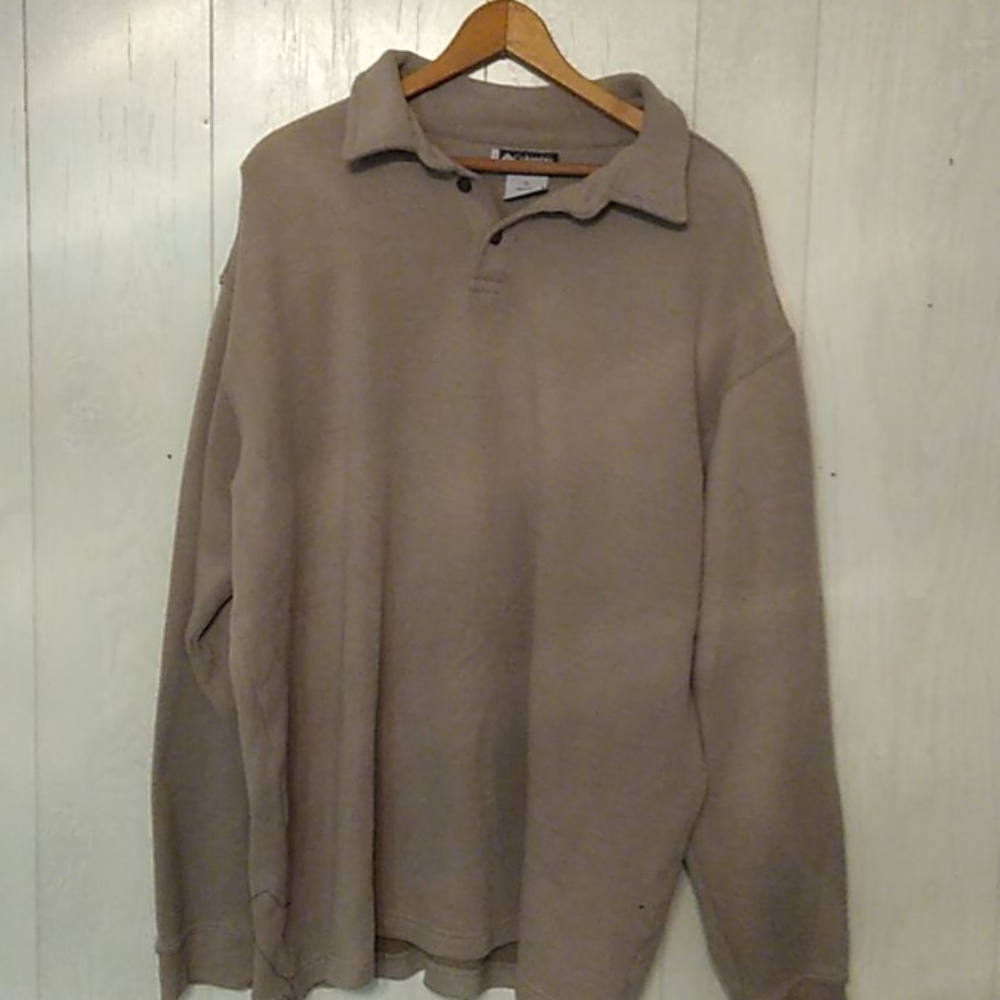 Columbia collard sweat shirt long sleeve